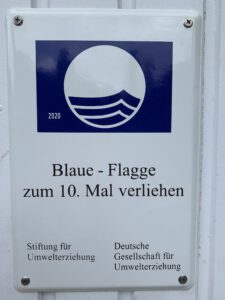 Blaue Flagge 10.mal